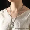 Collar con Cordón para Colgante de Buda de Jade de Gama Alta con Hebilla de Seguridad, Cuerda Trenzada para Colgantes de Oro y Jade, Cuerda para Colgar Colgantes de Jade para Mujer