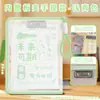 Bolsa de archivo portátil de color fluorescente bolsa de libros de alta calidad para llevar bolsa de almacenamiento con cremallera transparente A4