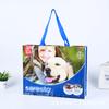 Bolsas de Mano Tejidas Laminadas Nuevas en Stock, Bolsas de Ropa de Color Sólido, Bolsas Tejidas Personalizadas, Bolsas de Mano con Impresión de Logo Disponible