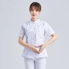 Uniforme de enfermera floral de manga corta para mujer, traje de verano dividido, de manga corta, para residencias de ancianos, madres y bebés, maternidad, niñera, monos de cuidado bucal
