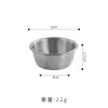 Molheira de Aço Inoxidável 304, Prato Pequeno Comercial, Prato Dourado Coreano para Kimchi, Utensílios de Mesa para Churrasco, Prato para Molho, Prato para Condimentos