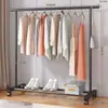 Secador de roupas de chão quarto casa dobrável para pendurar roupas haste única simples varanda armazenamento secador de roupas legal