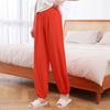 Pantalones Casuales Deportivos de Algodón y Seda Estilo Coreano Reductores con Tobillo Anti-mosquitos Talla Grande para Mujeres Embarazadas Pantalones Cortos de Algodón Reductores Finos