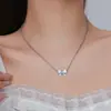 Collar Largo para Mujer Ins Fresco Diseño de Joya Distintivo Cadena con Colgante de Lazo Collar de Alta Gama Versátil