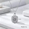 Yanbai Lo Más Vendido Moda Temperamento Elegante Collar de Cobre para Mujeres Lujo Ligero Gama Alta Versátil Cuadrado Cadena para Clavícula de Azúcar Exquisito Al Por Mayor