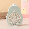 Nuevo ventilador de bolsillo de pollo mini portátil para exteriores recargable por USB ventilador pequeño de dibujos animados lindo pollo ventilador eléctrico