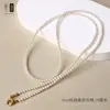 Taijia Diseño Original Cadena de Amuleto Budista Tailandés Collar de Perlas Shijia Doble Colgante Cadena para Clavícula de Mujer de 3 mm Cadena Thangka