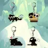 Crónicas de Batalla de Luo Xiaohei Merchandising de Anime Llavero Versión Q Fengxi Luo Zhu Acrílico Doble Cara Encanto para Mochila