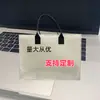 Bolsa de Feltro com Logo Personalizado para Show, Suporte Oculto para Placa Luminosa, Bolsa Tote de Grande Capacidade
