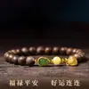 Vendas Diretas de Fábrica Contas de Madeira Natural Pau-rosa Sândalo Joias Culturais Pulseiras para Mulheres com Cor de Jade Hetian Pulseiras de Abóbora Disponíveis para Dropshipping
