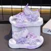 Sandálias Infantis com Biqueira Fechada, Sandálias de Princesa, Novo Estilo Verão 2026, Sapatos Vazados Confortáveis, Sandálias de Praia Respiráveis da Moda para Meninas