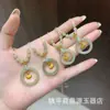 Pingente de Tubo Curvo de Jade Hetian Natural Colar com Pingente Torcido de Jade Hetian Tianzhu para Clavícula Pingente Torcido Inlaid Wushi Pai Ping'an Kou