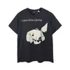 Nova Camiseta de Base Melancólica Rica de Segunda Geração Erd Sketch Graffiti Solta Casual de Manga Longa Marca Tendência Masculina e Feminina Camiseta de Manga Longa