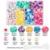 Conjunto de Fatias de Argila Polimérica de 6mm Pacote de Material DIY Pulseira Feita à Mão Autoproduzida Espaçador com Contas Pequenos Acessórios de Joias Materiais