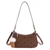 Bolsa Pequena Estilo Coreano para Mulheres, Nova Moda Outono e Inverno 2025, Design de Nicho, Bolsa Transversal com Corrente, Bolsa de Mão Pequena Feminina para Trabalho