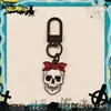 Colgante Llavero Halloween Transfronterizo Calavera Calabaza Dibujo Animado Fantasma Metal Colgante Bolsa Regalo de Año Nuevo