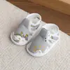 Sandalias para Bebés de 3-6 a 12 Meses, Zapatos Ligeros de Suela Suave para Caminar, Malla de Verano