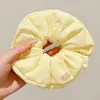 Pañuelo Cuadrado Pequeño Floral para el Cabello, Cuerda para el Cabello Estilo Girly, Goma para el Cabello de Chica Dulce, Nuevo Estilo 2025 Accesorio para el Cabello, Estilo Perezoso