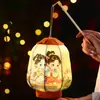 Lanternas do Festival do Meio do Outono 2026 Novo Modelo Estilo Antigo Lanternas de Palácio Luminosas Portáteis Kit de Material para Artesanato DIY Infantil Lanternas Atacado