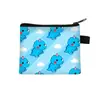 Nuevo Monedero de Dinosaurio de Dibujos Animados para Niños, Mini Cartera Linda de Almacenamiento, Portallaves Portátil Corto, Transfronterizo