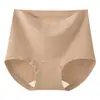 Pantaleta moldeadora ligera de jacquard repujado de tiro alto, suavidad como de nube, amigable con la piel, transpirable, con cobertura mejorada en las caderas y alta elasticidad, pantaleta triangular para mujer 9915