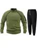 Talla Europea Otoño e Invierno Nuevo Exportación Cuello Alto Manga Larga Jersey Personalizado Estilo Europeo y Americano Casual Terciopelo de Coral Traje Deportivo