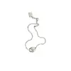 Joia de Mão Simples Ins Coreana Prata Esterlina S925 Pulseira Simples Nariz de Porco Estilo Nicho Clássico Versátil Modelo Feminino