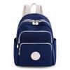Mochila para mujer, de color liso, de gran capacidad, de nailon, para viaje, moderna, escolar, informal, de 15 pulgadas, para ordenador