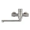 Grifo de Cocina con Agua Fría y Caliente, Fregadero de Acero Inoxidable 304, Montado en la Pared, Engrosado, Grifo de Estilo Sencillo