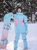 Jaqueta de Esqui de Alta Gama Mais Recente para Mulheres, Impermeável e Quente Conjunto de Jaqueta de Snowboard 3L, Jaqueta Profissional para Homens de Snowboard Duplo