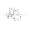 Estrutura de Transformador Ee16 Estrutura de Baquelite Ee17 Bobina de Estrutura de Alta Frequência Alargada Horizontal 5+5 Pinos 1608-3C