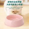 Suministros para mascotas al por mayor tazón de plástico para mascotas tazón de comida tazón para perros color caramelo tazón redondo para gatos tamaño pequeño vajilla para perros al por mayor