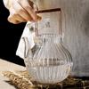 Tetera de vidrio con patrón de crisantemo Heshou resistente al calor y a altas temperaturas, mango de cobre, tetera de viga para hervir, tetera, estufa eléctrica, calentador de té, venta al por mayor