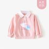 2025 Nueva Colección de Otoño Ropa de Otoño para Niños Sudaderas para Niñas Tops Elegantes con Cuello Bebé Jerseys para Bebé Primavera y Otoño