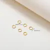 Banho de ouro real 18K banhado a cobre cor de retenção galvanoplastia conector Acessórios de joias diy feitos à mão pulseira brincos Contas Perler atacado