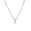Collar de Acero de Titanio con Colgante Pequeño de Moda 26 Letras Inglesas Cadena para Clavícula Versátil Simple Exquisita Que No Se Desvanece Venta al por Mayor Transfronteriza