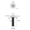 Tornillo de máquina de cabeza redonda con ranura cruzada y cabeza plana pequeña de acero inoxidable 304 GB823, tornillo de cabeza redonda pequeña M2M2.5M3M3.5M4
