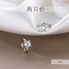 Pendientes de plata de ley 925 con hebilla de diamante para mujer, diseño de hueso de oreja, 2022, nuevos pendientes de moda para otoño