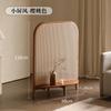 Divisória Chinoiserie Nova Escandinava Sala de Estar Entrada Entrada Quarto Tela de Bloqueio Simples Móvel Tela de Madeira Maciça Rattan