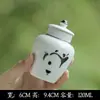Dinastía Tang y Song Yuni Arita-Yaki Panda Pintado a Mano Kung Fu Juego de Té Cerámica Gaiwan Tetera Taza de Té Soporte para Tetera Accesorios Colección