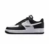 Tênis versátil AF1 Air Force One branco puro de cano baixo, couro de primeira camada casual original, sapatos brancos transfronteiriços, dropshipping disponível