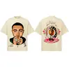 2026 Cruzamento Primavera/Verão Mac Miller Novo Estilo Americano Gola Redonda 300g Algodão Puro Ombro Caído Pesado Manga Curta Camiseta Básica Masculina
