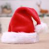 Gorro de Navidad con Luces LED, Material de Felpa, para Adultos y Niños, Fiesta de Disfraces Navideña, Decoraciones Navideñas Transfronterizas
