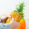 Piña Simulada al por Mayor Personalizada Cabeza de Hoja de Piña Falsa Modelo de Espuma de Plástico Decoración de Frutas Exhibición Juguetes para Niños
