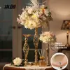 Vasos de Flores Criativos para Decoração de Casamento Hotel Casa Decoração de Mesa de Jantar Vasos de Cristal Artesanato de Ferro Ornamentos Atacado