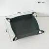 Cesta Plegable de PU para Almacenamiento Portalápices de Cuero para Oficina Caja de Almacenamiento para Papelería Bandeja para Llaves de Entrada Portalápices de Cuero al por Mayor