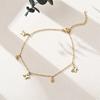 Pulsera de acero inoxidable con forma de mariposa transfronteriza para niña, de alta calidad, nueva, de estilo chino, con diseño de nicho, que no se decolora, fabricantes al por mayor