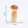 Simulación Flammulina velutipes Pleurotus eryngii Juego de Comer Champiñón DIY Decoraciones Accesorios de Bolsa Ciega Mini Coche Escritorio Pequeños Adornos