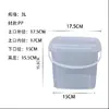 Cubo de Embalaje Cuadrado de Plástico Transparente con Tapa, Cubo de Embalaje Cuadrado de PP de Grado Alimenticio, Cubo Cuadrado de 1235 Litros, Venta Directa del Fabricante