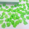 Bolsa de material para manualidades DIY con cuentas, material MPS de 24 mm, hojas de uva, cuentas acrílicas, cuentas sueltas